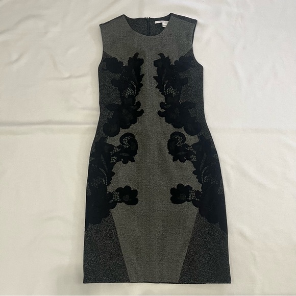 Diane Von Furstenberg Pentra Mini Weave Jacquard Dress Size 6 - Picture 15 of 16